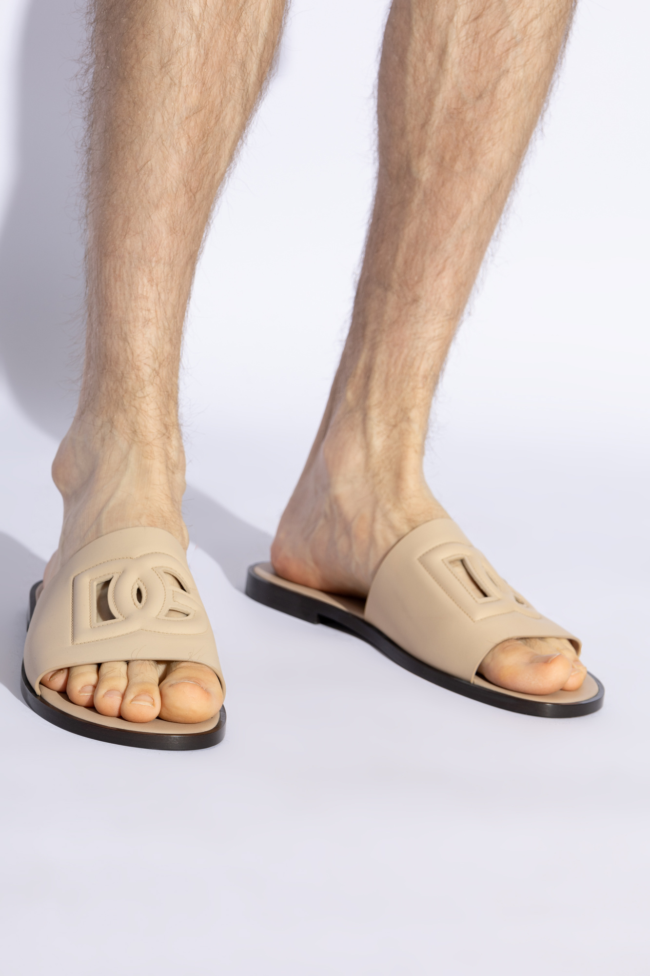 Dolce & Gabbana Slippers with logo | Men's Shoes | Vitkac